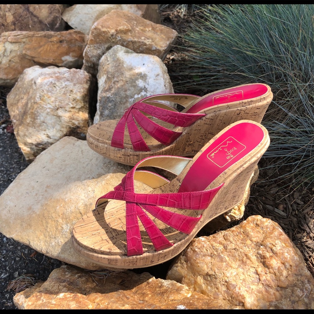 Nina Pink Platform Heel- size 8